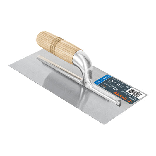 Llana 11' canto recto, 10 remaches, mgo madera, Truper Caja con 6, 15400