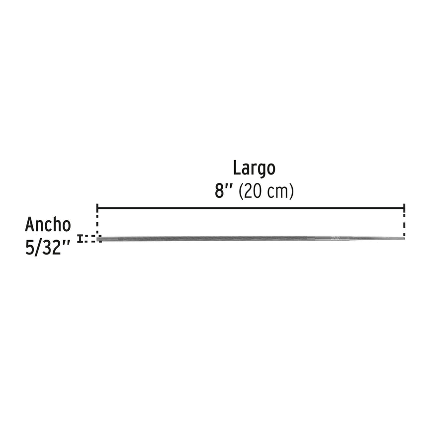 Lima para motosierra 5/32', Pretul Caja con 6, 24490