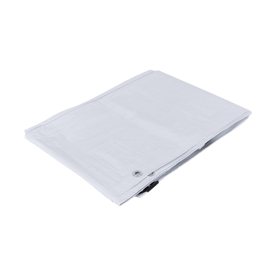 Lona 3 x 6 m, blanca, Pretul Caja con 4, 26139