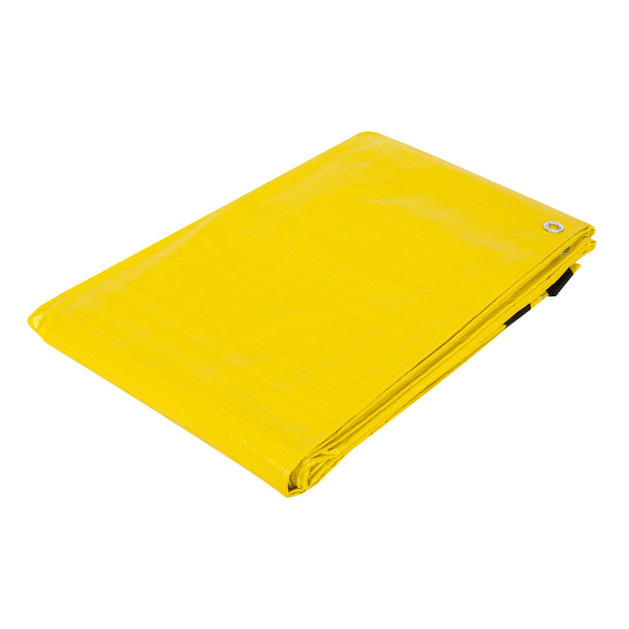 Lona 4 x 5 m, amarilla, Pretul Caja con 2, 23742
