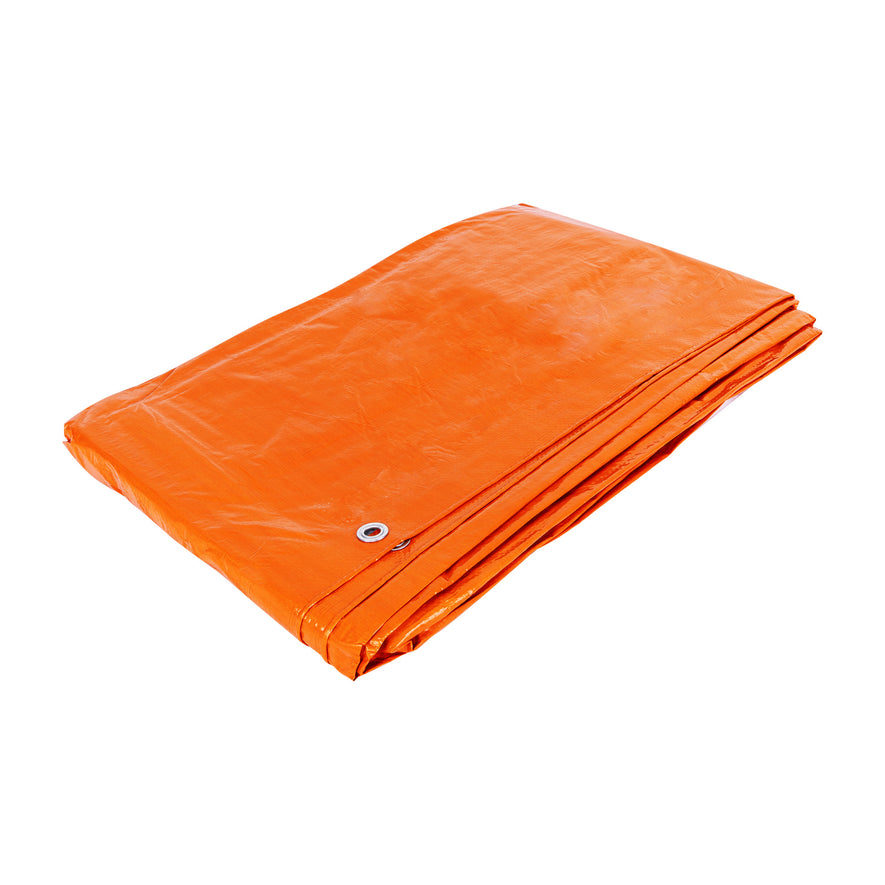 Lona 5 x 5 m, naranja, Pretul Caja con 2, 26146