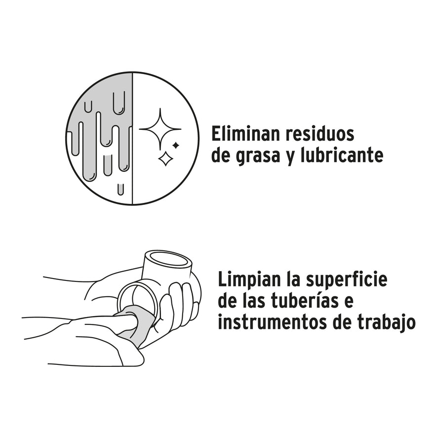 Limpiador para PVC y CPVC en lata, 500ml, Foset Caja con 4, 48379