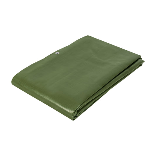 Lona uso rudo, verde olivo, 4 X 6 m, Truper Expert, 16376