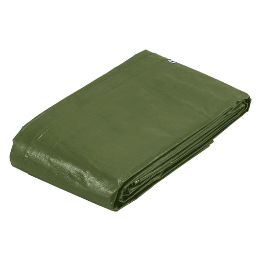 Lona uso rudo, verde olivo, 5 X 6 m, Truper Expert, 16377