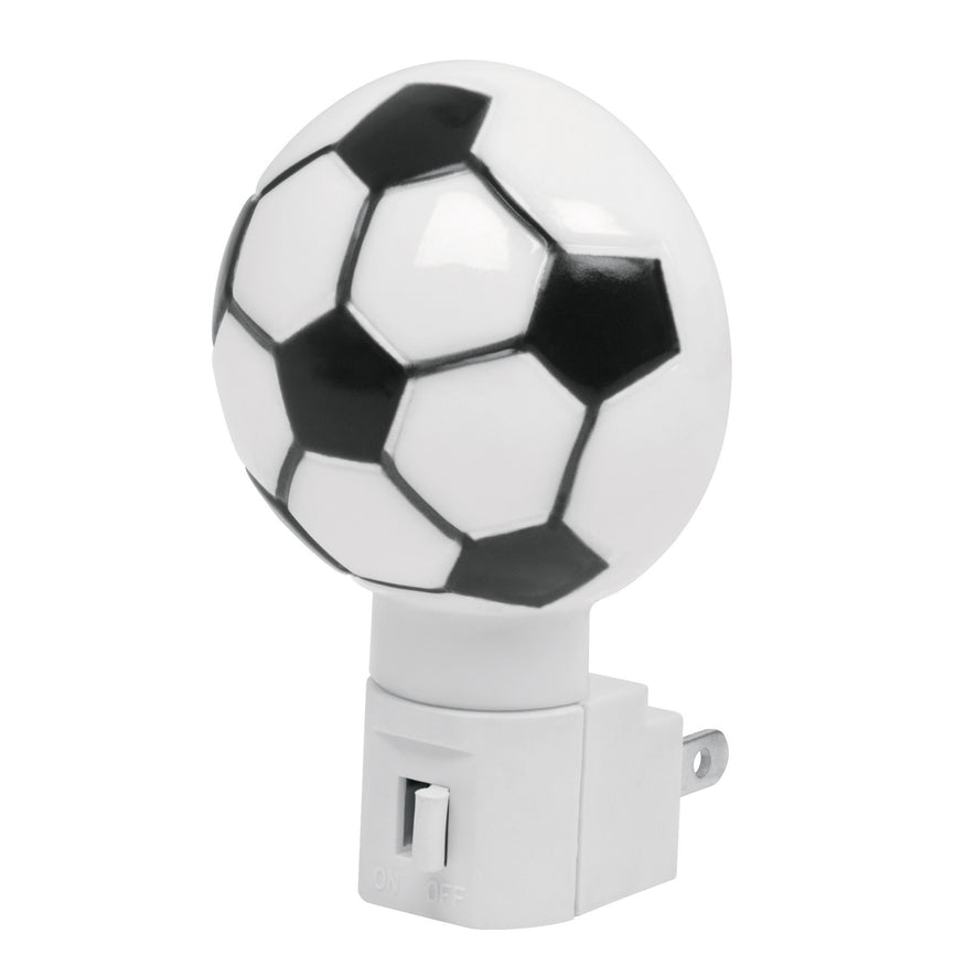 Luz de noche con lámpara E12, balón soccer, Volteck Caja con 6, 46133
