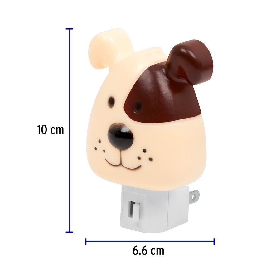 Luz de noche con lámpara E12, perro, Volteck Caja con 6, 46135