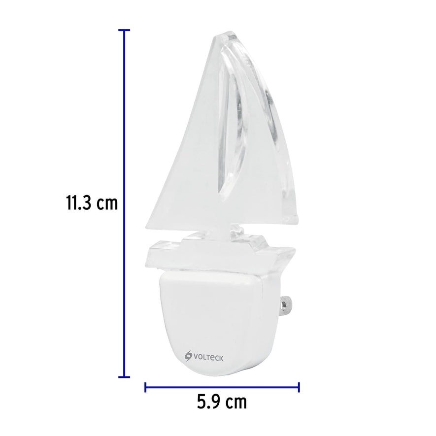 Luz de noche de LED, barco, Volteck Caja con 6, 46151