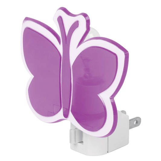 Luz de noche con lámpara E12, mariposa, Volteck Caja con 6, 46293