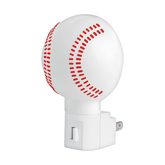 Luz de noche con lámpara E12, pelota de béisbol, Volteck Caja con 6, 46289