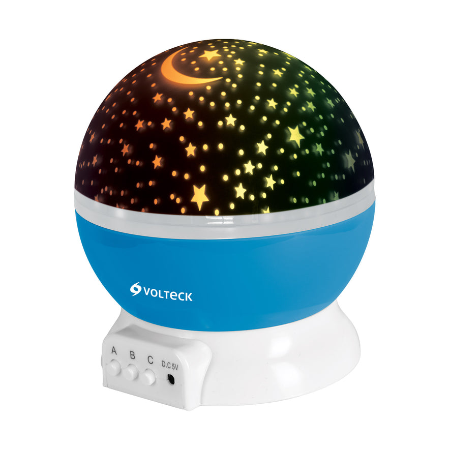 Luz de noche proyector de estrellas, Volteck Caja con 4, 47866