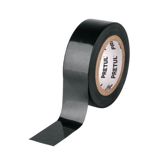 Cinta de aislar de 9 m x 19 mm, negra, Pretul Caja con 48, 20521