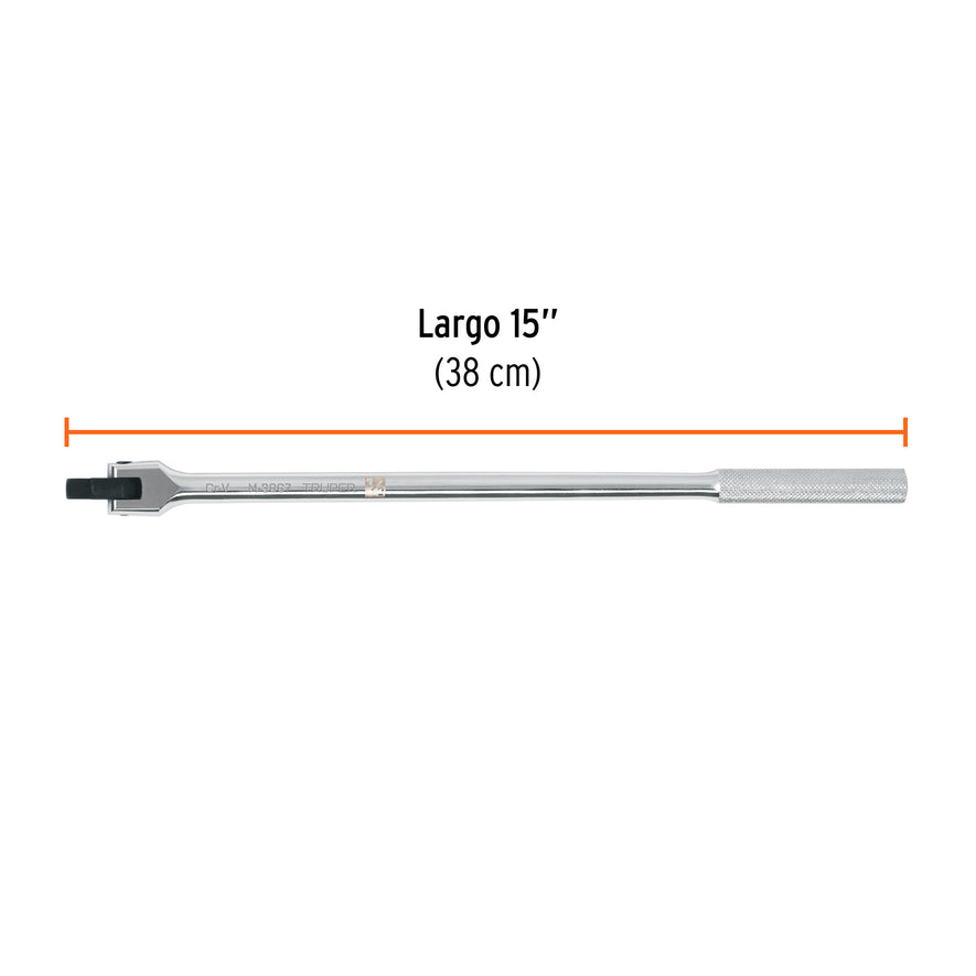 Mango articulado de 15' x 13 mm para dados cuadro 3/8' Caja con 6, 103080