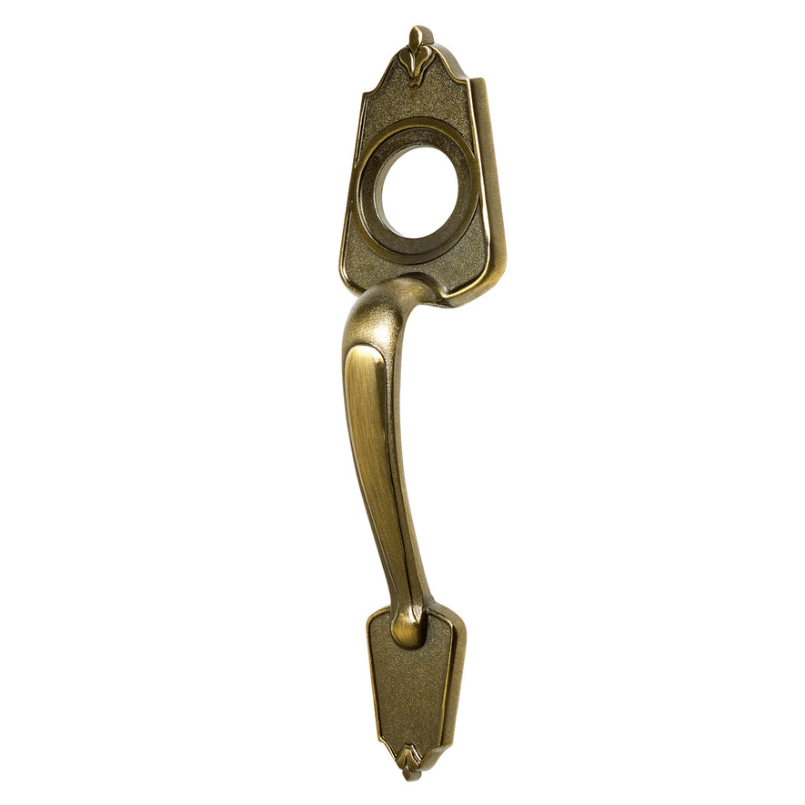 Chapetón metálico para puerta, acabado latón antiguo Caja con 3, 43651