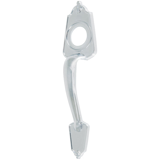 Chapetón metálico para puerta, acabado cromo mate Caja con 3, 46139