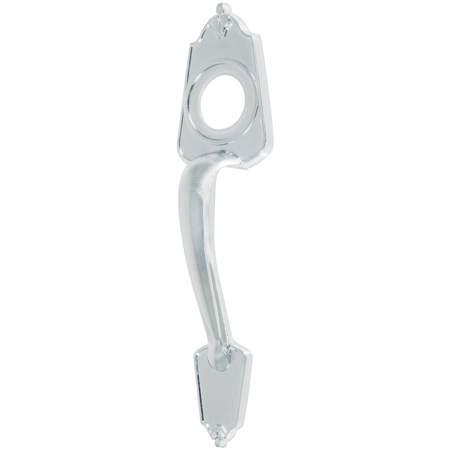 Chapetón metálico para puerta, acabado cromo mate Caja con 3, 46139