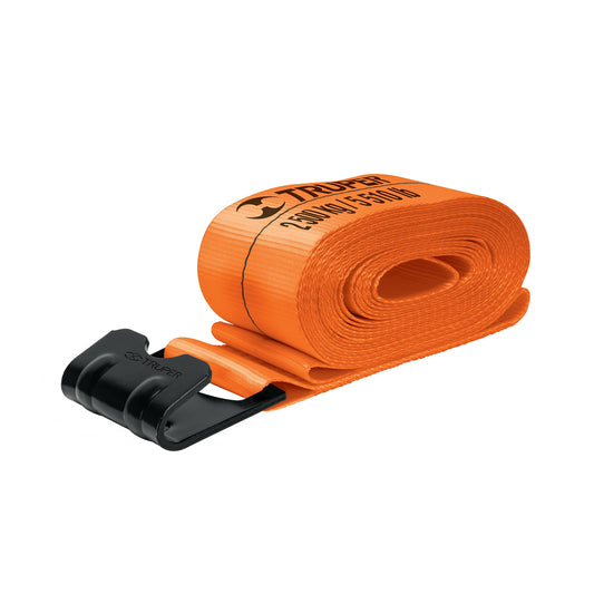 Banda de 4' x 9 m con gancho plano para malacate, Truper Caja con 2, 101734