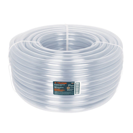 Metro de manguera 1' industrial en rollo de 100 m, Truper Caja con 100, 19871