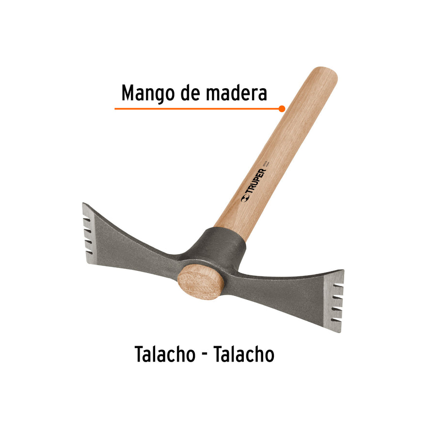 Martelina talacho-talacho, Truper Caja con 4, 19816