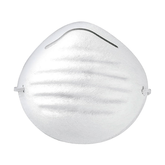 Blíster con 10 cubrebocas para polvos tipo concha, Truper Caja con 6, 19752