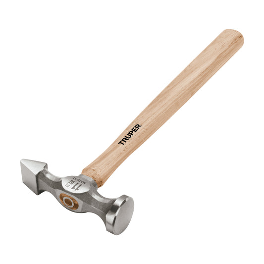 Martillo desabollador 11 oz tipo cincel, mango 12', Truper Caja con 4, 16870