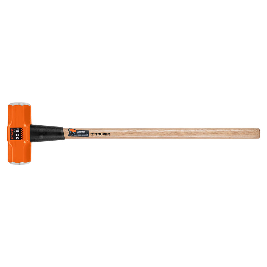 Marro octagonal 20 lb, mango de madera 36', Truper, 16516