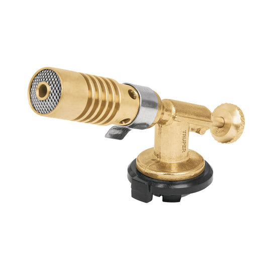 Boquilla latón, enc. manual, p/lata de gas 1/4 de vuelta Caja con 6, 11985