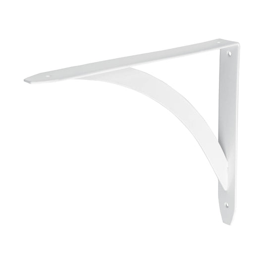 Ménsula reforzada blanca 8 x 10' diseño barra, Fiero Caja con 10, 47697