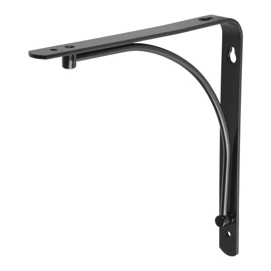 Ménsula reforzada negra 8 x 8' diseño alambrón, Fiero Caja con 10, 47695