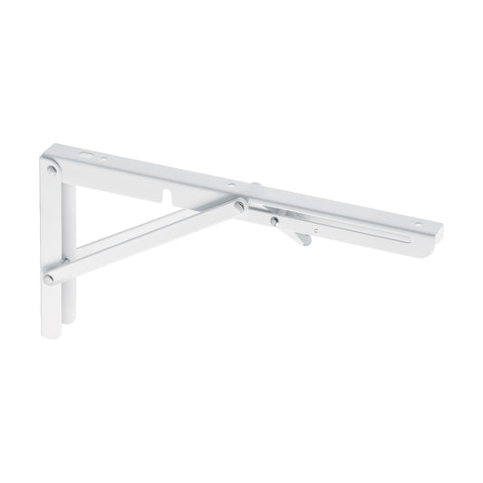 Ménsula plegable de acero blanca 6' x 12', FIERO Caja con 8, 49871