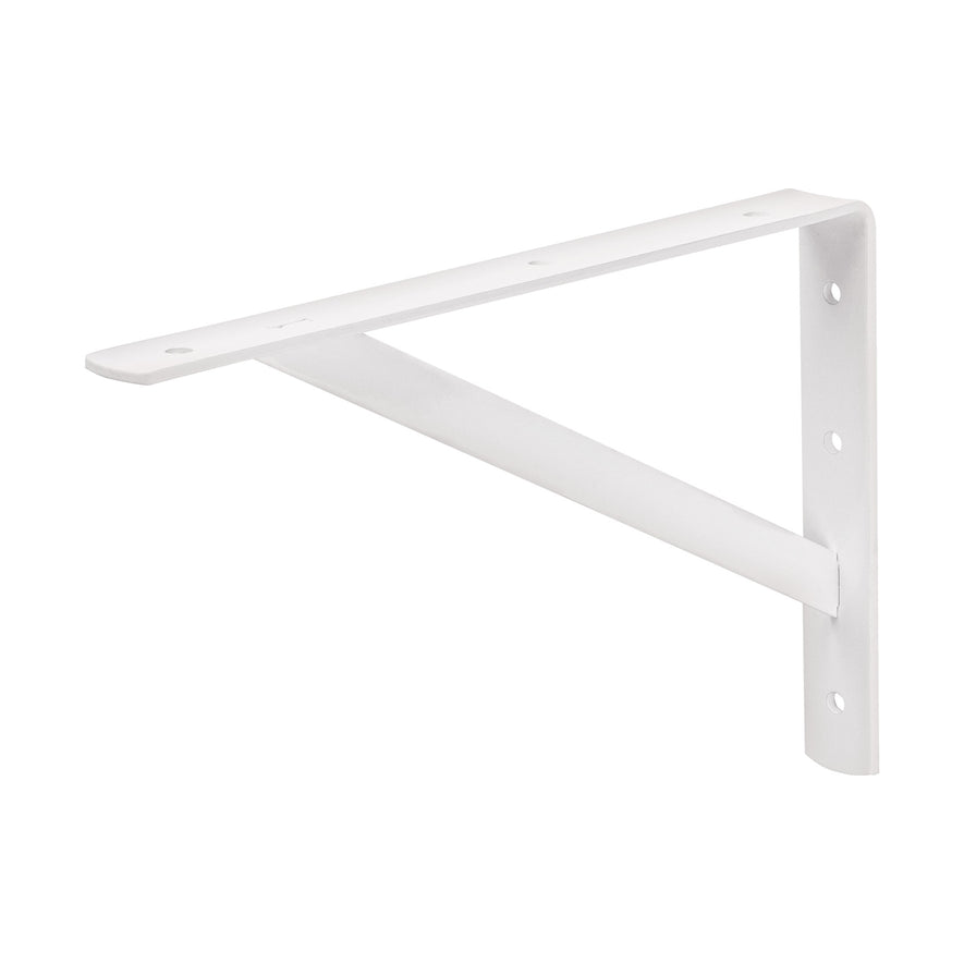 Ménsula de acero reforzada blanca 8 x 12', Fiero Caja con 10, 44670