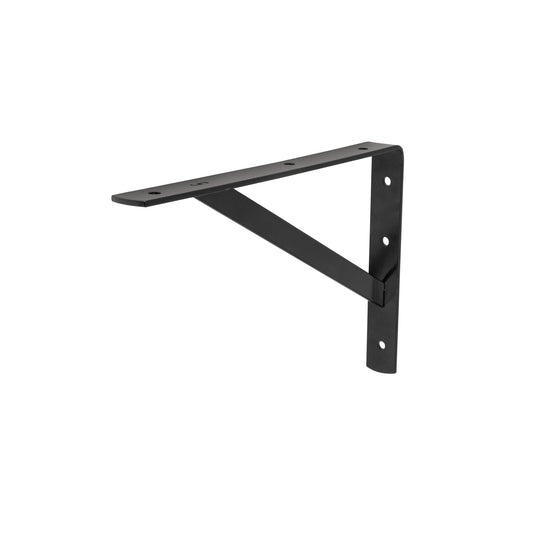 Ménsula de acero reforzada negra 8 x 12', Fiero Caja con 10, 44676
