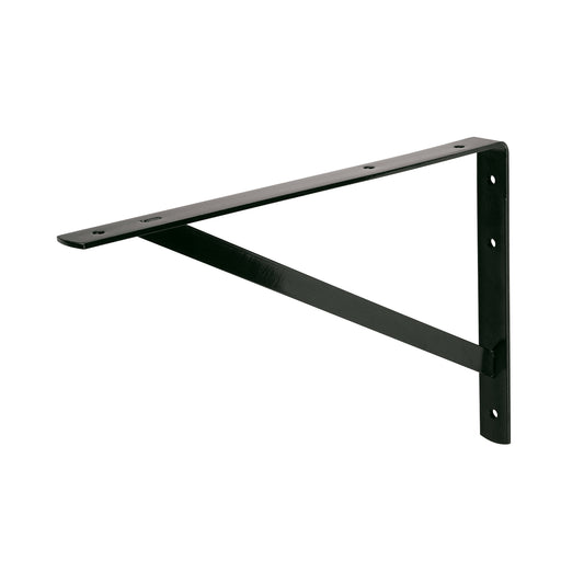 Ménsula de acero reforzada negra 10 x 16', Fiero Caja con 10, 44677