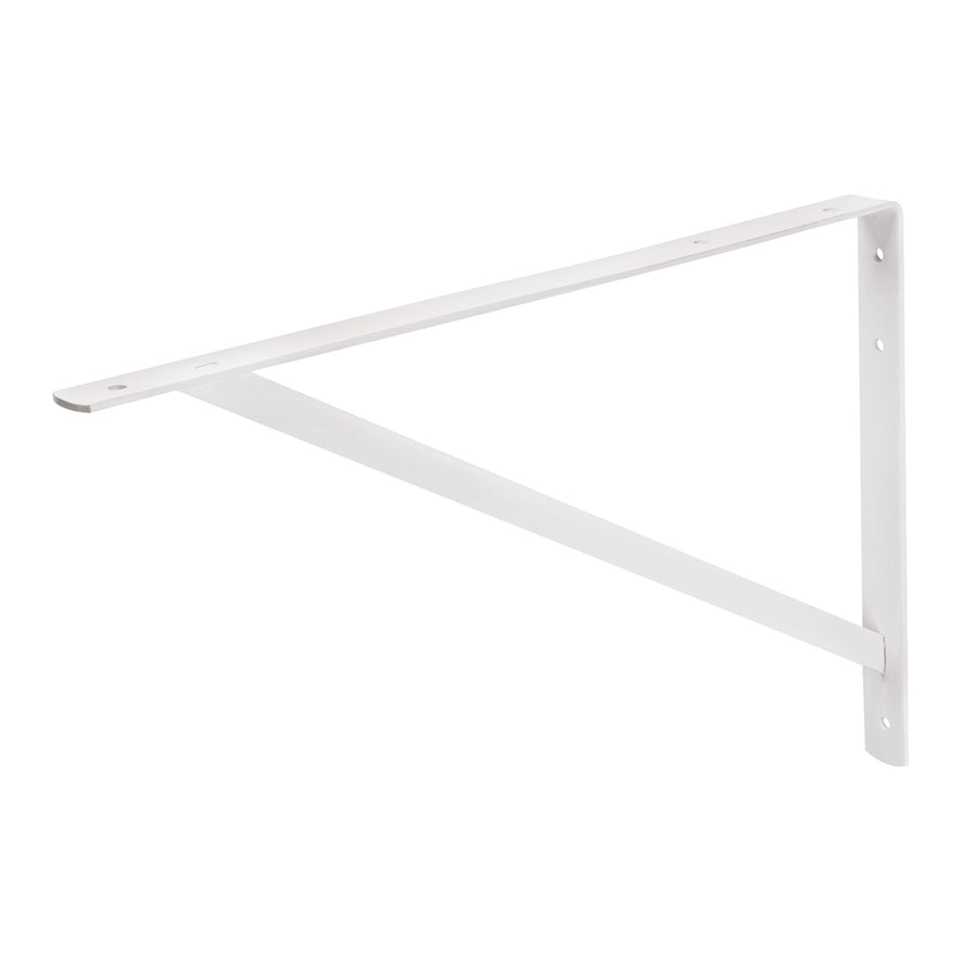 Ménsula de acero reforzada blanca 13 x 20', Fiero Caja con 10, 44672