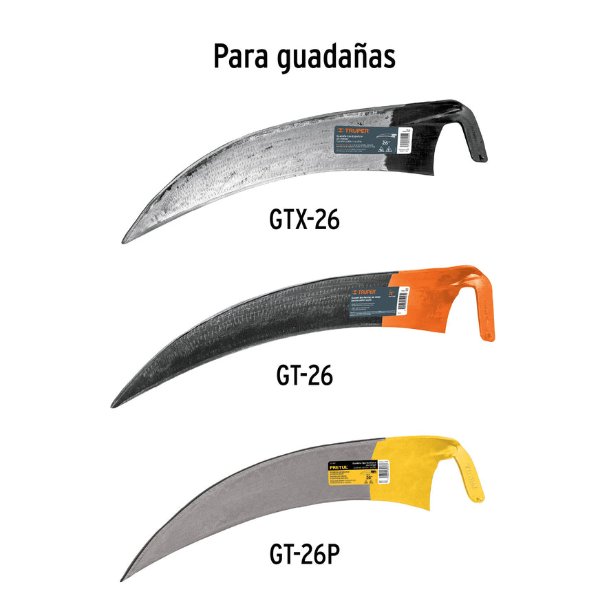 Mango con abrazadera para guadaña, Truper Caja con 2, 15939