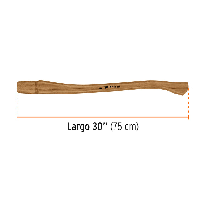 Mango hickory 30' para hacha Michigan, Truper Caja con 6, 19689