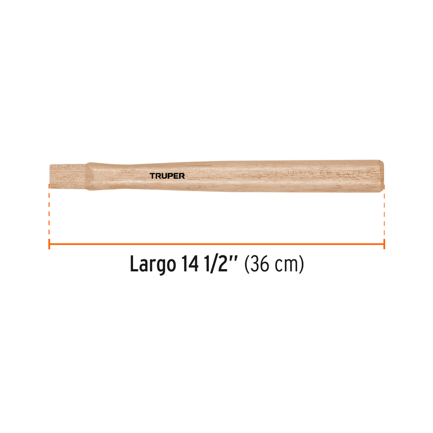 Mango para martillos de bola MB-12 y MB-16, 14-1/2', Truper Caja con 12, 10860