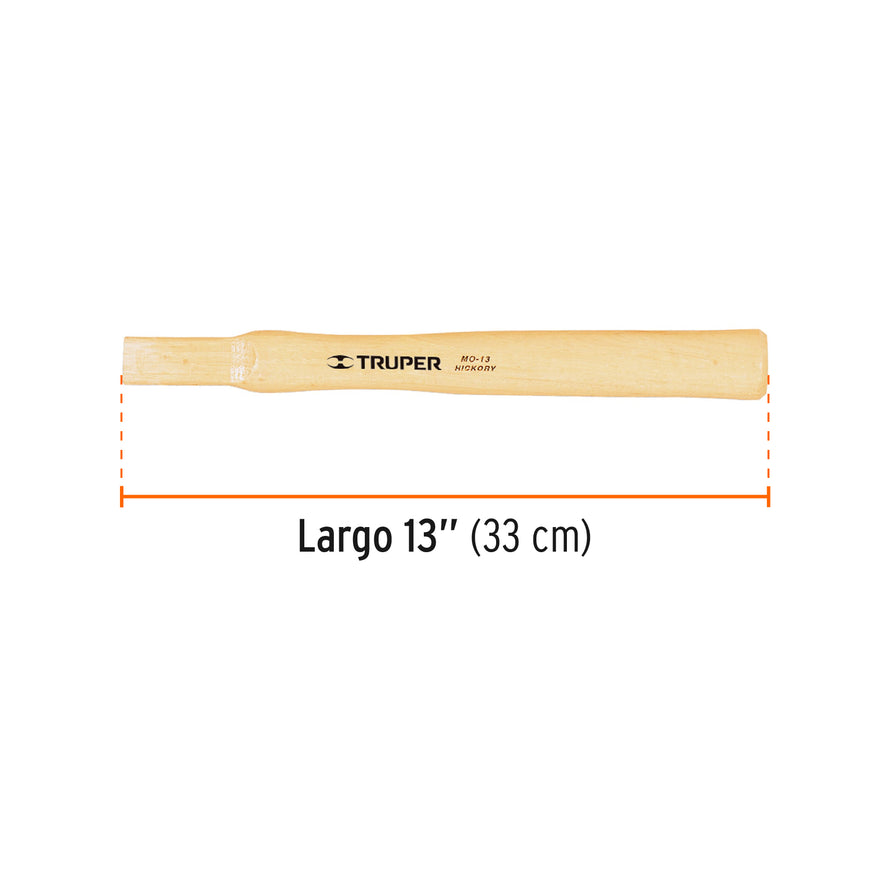 Mango para martillos de uña MO-16, MA-20 y MOR-16, 13' Caja con 12, 15910