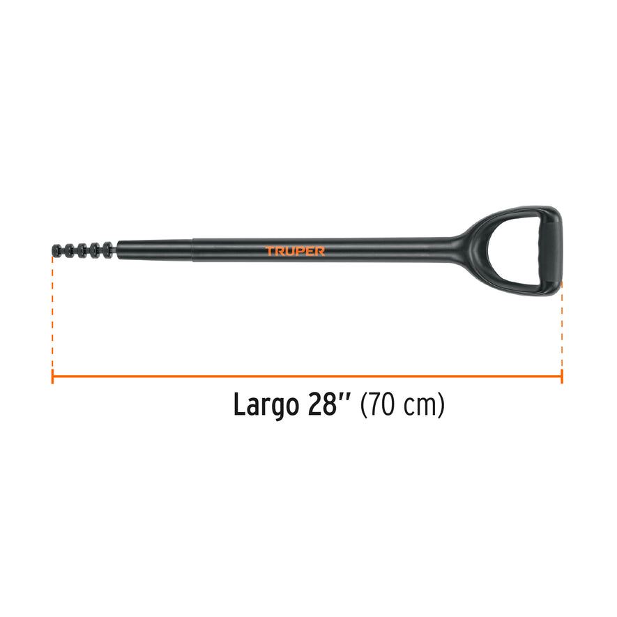Mango de reposición para pala T-2000, fibra de vidrio, 26' Caja con 6, 102700