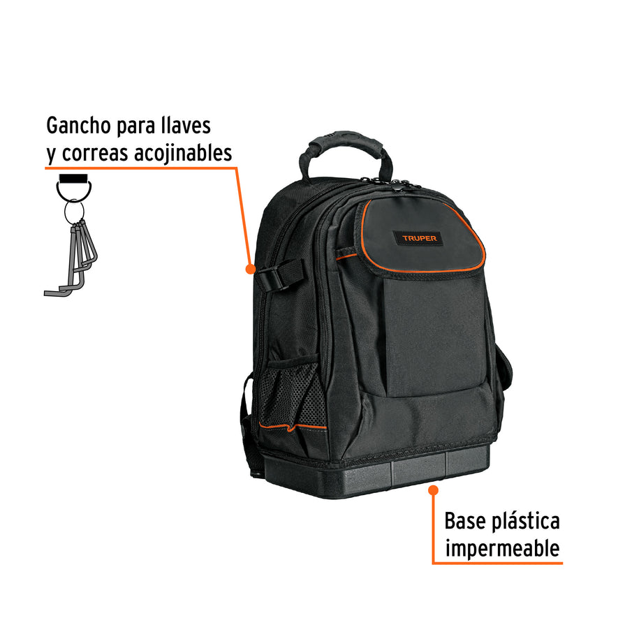 Mochila portaherramientas de 13', Truper, 101375