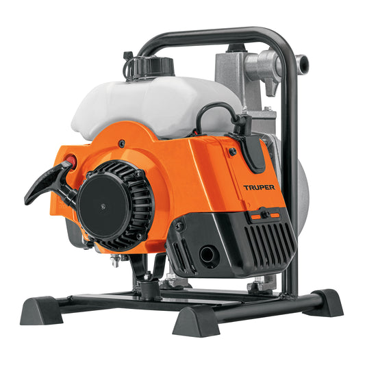 Motobomba autocebante 1'x1', gasolina 2HP, agrícola, TRUPER, 103926