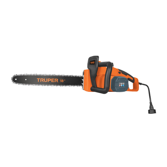 Motosierra eléctrica 1600 W con barra de 18', Truper, 16295