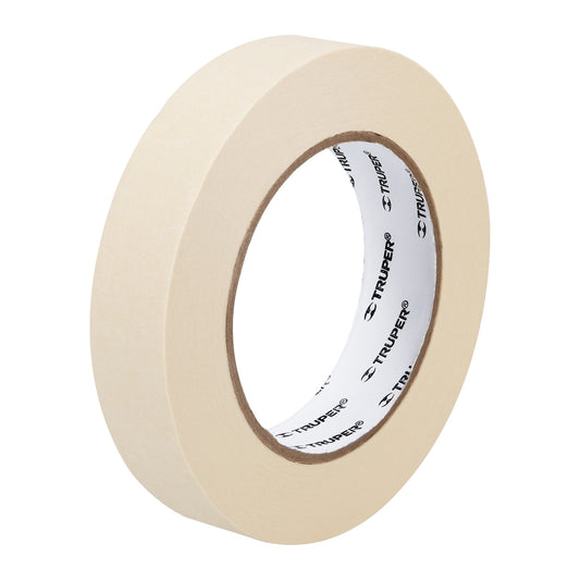 Cinta masking tape de 1' x 50 m, Truper Caja con 12, 12591