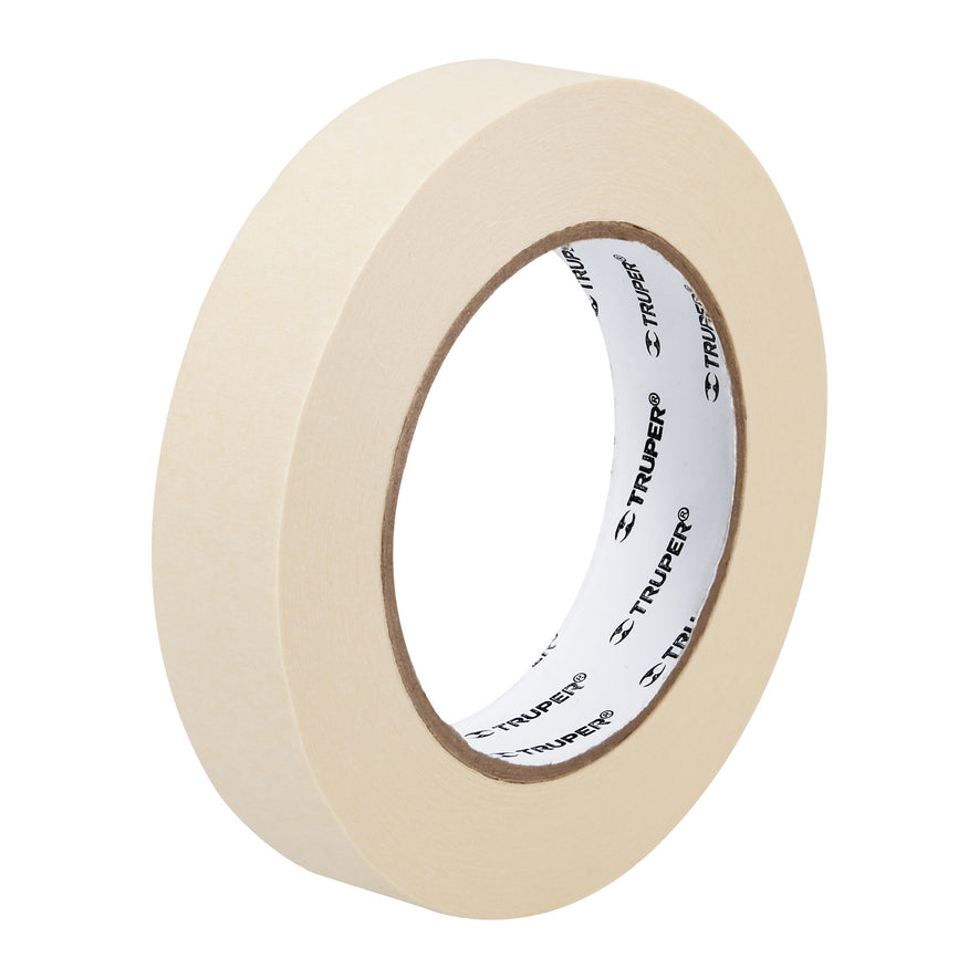Cinta masking tape de 1' x 50 m, Truper Caja con 12, 12591