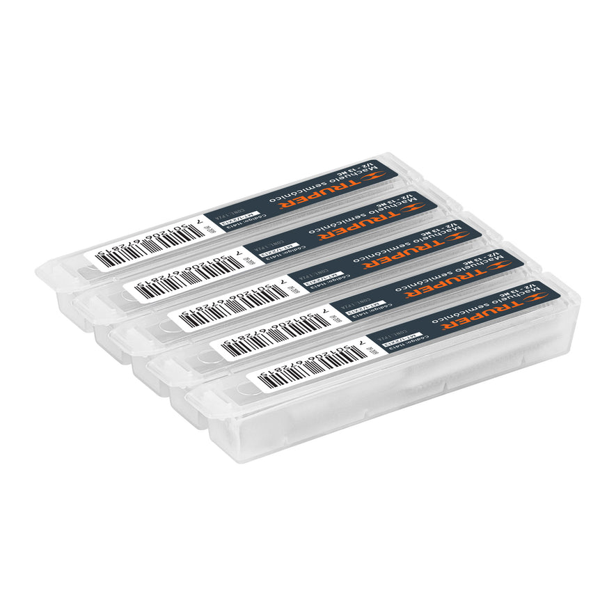 Machuelo semicónico 1/2' x 13 cuerda gruesa, Truper Caja con 5, 11413