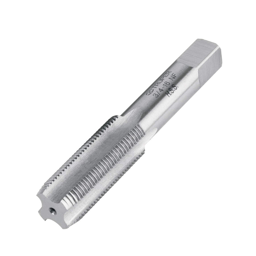 Machuelo semicónico 3/4'x16 UNF, estuche individual, Truper, 11426