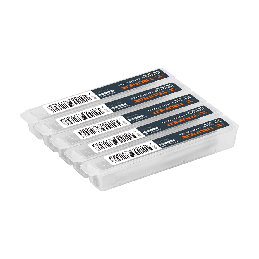 Machuelo semicónico 7/16' x 20 cuerda fina, Truper Caja con 5, 11412