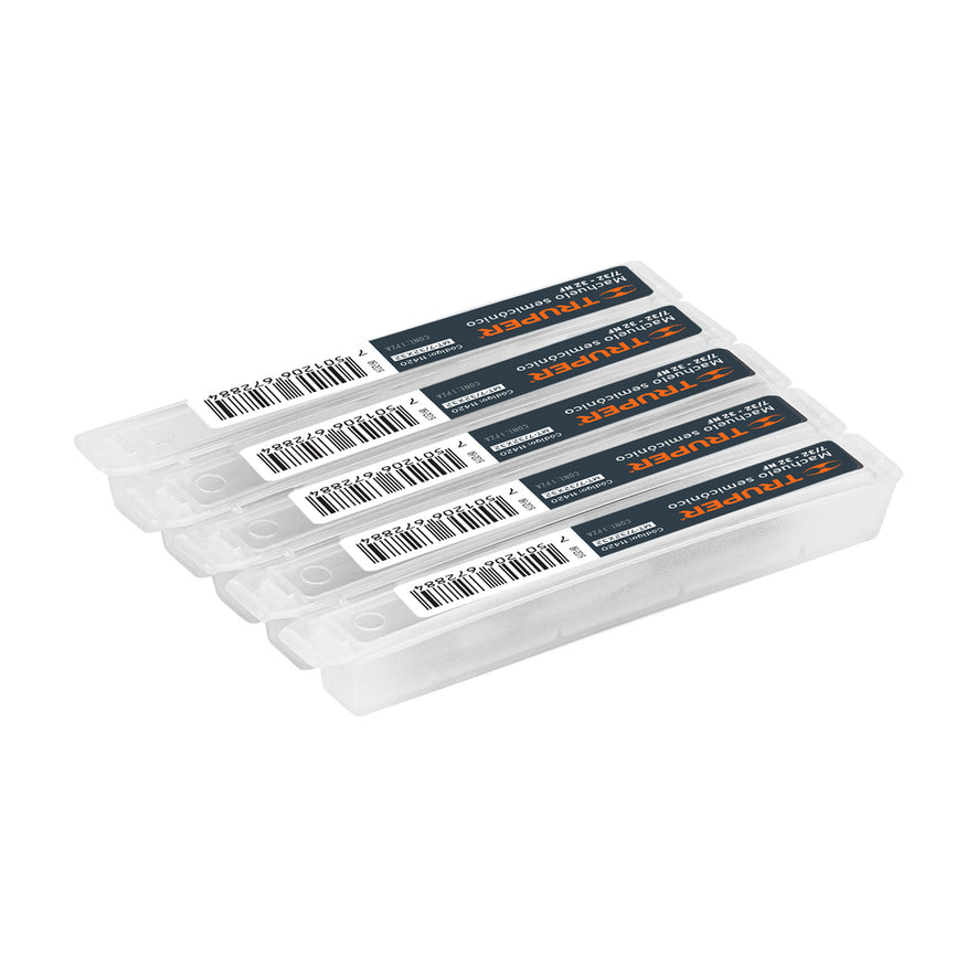 Machuelo semicónico 7/32' x 32, cuerda fina, Truper Caja con 5, 11420