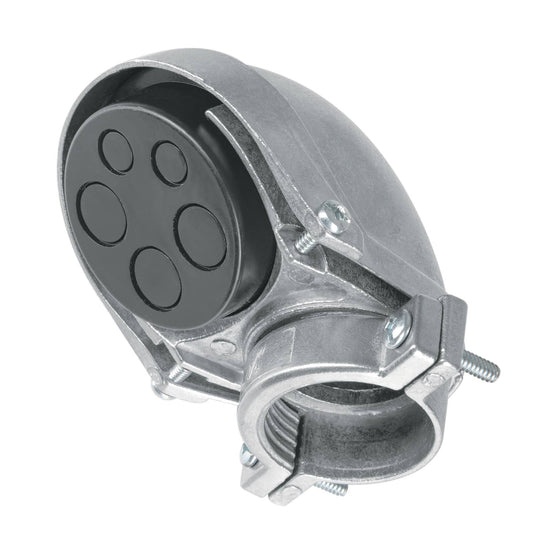 Mufa con abrazadera para tubo 1-1/4', Volteck Caja con 5, 46943