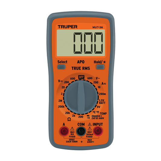 Multímetro digital profesional, Truper Caja con 2, 100360