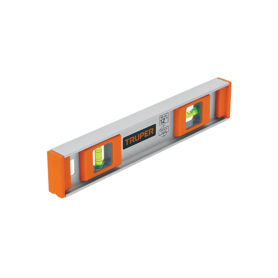 Nivel profesional de 12' con protección de ABS, Truper Caja con 3, 17030